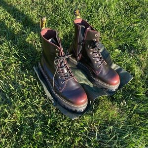Dr Martens Jadon - Cherry Red Arcadia - size W11/M10